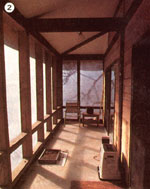 
[2] The second-story floor of the Wallis house is poured concrete on Epicore decking.
